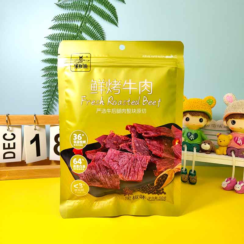 50g鲜烤牛肉（黑椒味）