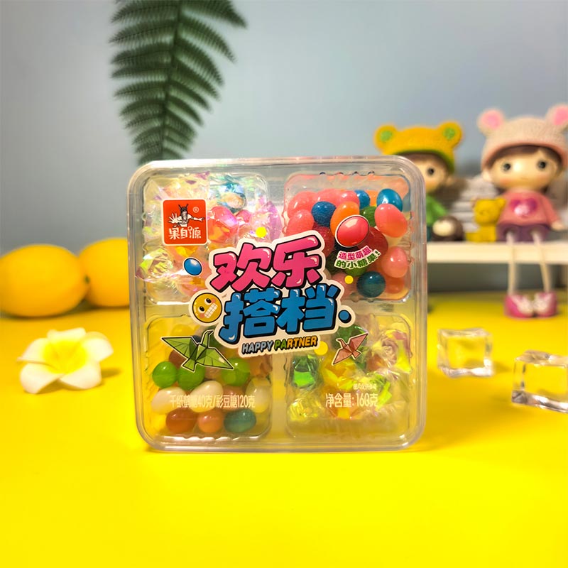 120g彩豆糖+40g千纸鹤糖
